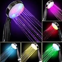 Water Flow Power Generation Gradual Color Changing LED Hand Shower