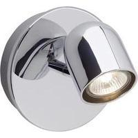 wall spotlight gu10 35 w hv halogen led brilliant shyrka g3521013 chro ...