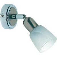 Wall spotlight E14 40 W Energy-saving bulb Brilliant Sofia 55310/77 Iron, Chrome