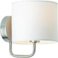 Wall light E14 40 W HV halogen, Energy-saving bulb Brilliant Sandra 85010/75 White, Chrome