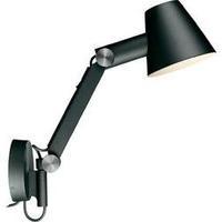 wall mount beside lamp hv halogen e27 60 w nordlux cult 78371003 black