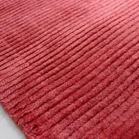 Warm Textured Viscose Red Rug - Pisa 100x150