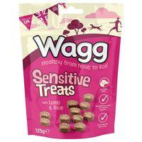 wagg sensitive dog treats saver pack 3 x 125g
