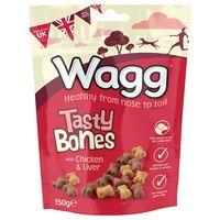 Wagg Tasty Bones Treats - Saver Pack: 3 x 150g