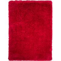 Warm Red Soft Shaggy Rug - Barrington M