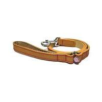 Wag n Walk Brown Leather Lead 40X3/4\