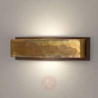 Wall light Lola 35 cm in brass and brown