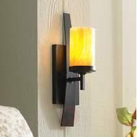 wall lamp kyle with onyx lampshade