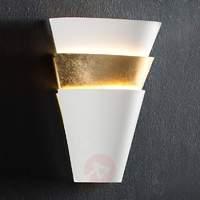 Wall light Isis with gold leaf finish