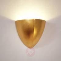 Wall lamp Matteo Piccola with gold leaf