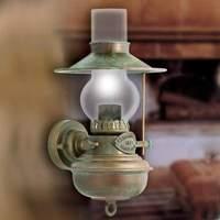 Wall light Guadalupa in oil lamp look