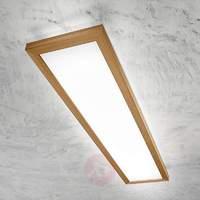 Wall light FRAME with cherry wood, 22.2 x 96 cm
