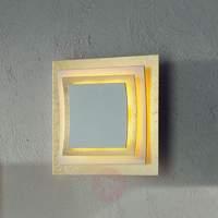 Wall and ceiling light Pages with gold leaf 22 cm