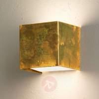 Wall lamp LOLA with oxidized brass