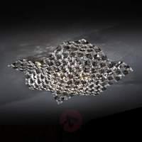 wall and ceiling light satn crystal 41 cm