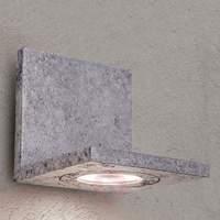 wall lamp talina with led silver foiled 1 light
