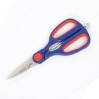 Wankebao 8-1/2 Red And Blue Two-Colour Handle Kitchen Shears / 1PCS