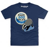 walk 500 miles 2016 badger kids t shirt