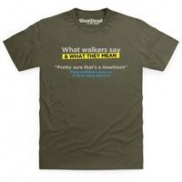 Walkers Say That\'s Hawthorn T Shirt