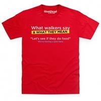 Walkers Food T Shirt