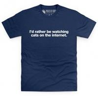 watching cats t shirt