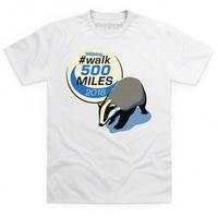 Walk 500 Miles 2016 Badger T Shirt