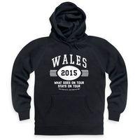 wales tour 2015 rugby hoodie