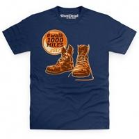 Walk 1000 Miles 2017 Boots T Shirt