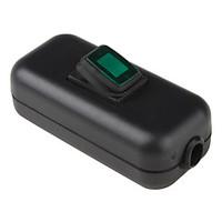 water resistant in line onoff rocker switch with green light for elect ...