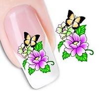 Water Transfer Printing Nail Stickers XF1060