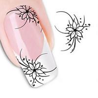 Water Transfer Printing The Orchid Grass Nail Stickers