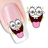 Water Transfer Printing Cartoon Pattern Nail Stickers