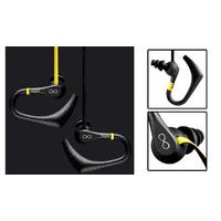 Water Resistant Sports Earphones in Yellow/Black