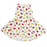 watermelon summer dress white quality kids boys girls