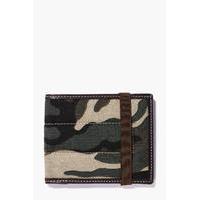 Wallet With Elastic Fastening - camo