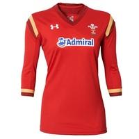 Wales Rugby Home Supporters Shirt 15/16 - Womens Red