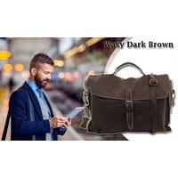 Waxy Light Brown 3008 JoeBo Men's Waxy Leather Messenger