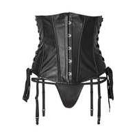 waist training under bust corset set