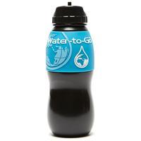 water to go filtered water bottle 750ml black black