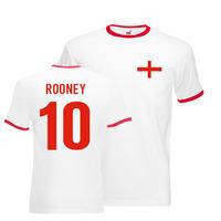Wayne Rooney England Ringer Tee (white-red)