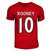 wayne rooney manchester united hero t shirt red