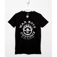 War Boys White Print T Shirt - Inspired By Mad Max