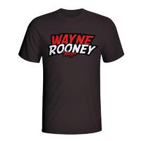 wayne rooney comic book t shirt black