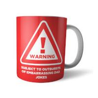 Warning Embarrassing Dad Jokes Mug