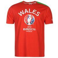 Wales UEFA Euro 2016 Graphic T-Shirt (Red)