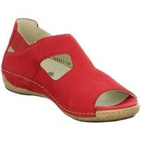 waldlufer heliett komfort womens sandals in red