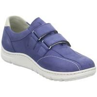 Waldläufer Hassi Klett women\'s Shoes (Trainers) in Blue