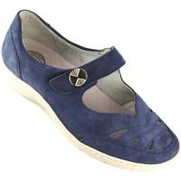 waldlufer 496309 henni womens shoes pumps ballerinas in blue