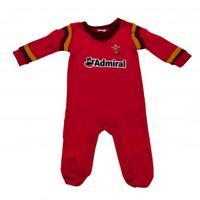 Wales R.U. Sleepsuit 0/3 mths GD
