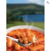 wayfayrer beans and sausage in tomato sauce ready to eat camping food
